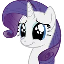 RarityProud Discord sticker from Fluttershy and Redheart's Hostel