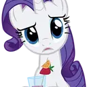 RarityConcerned Discord sticker from Fluttershy and Redheart's Hostel