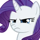RarityNotAmused custom emote | Fluttershy and Redheart's Hostel