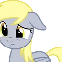 DerpyConcerned Discord sticker from Fluttershy and Redheart's Hostel