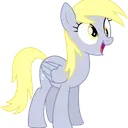 DerpyIdle Discord sticker from Fluttershy and Redheart's Hostel