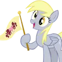 DerpyFlag Discord Emoji - Fluttershy and Redheart's Hostel