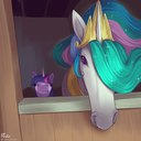 CelestiaToweringHorse custom emote | Fluttershy and Redheart's Hostel