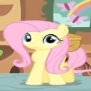 FluttershyHuh custom emote | Fluttershy and Redheart's Hostel