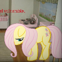FluttershyDrooping Discord Emoji - Fluttershy and Redheart's Hostel
