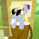 DerpyMunch custom emote | Fluttershy and Redheart's Hostel