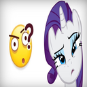 RarityQuestioning Discord Emoji - Fluttershy and Redheart's Hostel