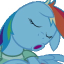 RainbowSnooze animated emote | PonyNet | MLP Community