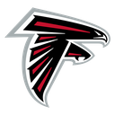 Falcon bird logo designed with sharp, stylized lines in red, black, and gray.