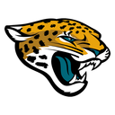 A stylized jaguar head with an open mouth and bared teeth roaring.