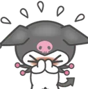 kuromiplease custom emote from Booberries msp