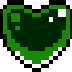 7245darkgreenspinningpixelheart animated GIF emoji - White | وايت