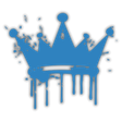 lightbluedrippingglowingcrown Discord sticker | TSB| THE SILENT BROTHERS