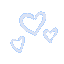 MR6_BlueHearts animated GIF emoji from White | وايت
