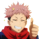 TD_YujiApprove Discord sticker - emoji only