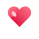 Glossy Pixel Heart Emoji | CommunityOne