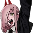 poweryay custom emote from 𖤐 Waifu Syndicate 𖤐
