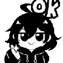OK animated emote from 𖤐 Waifu Syndicate 𖤐
