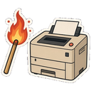 Match Meet Printer Discord emoji