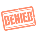 Denied Discord emoji