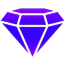 Diamond gemstone rendered in a sharp, purple pixel art style.