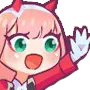 ZeroTwoME Discord Emoji from ˚◞♡ ᴇᴛʜᴇʀᴇᴀʟ ᴀᴄᴀᴅᴇᴍʏ .ᐟ 🎃