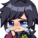 giyuuCRY Discord sticker from ˚◞♡ ᴇᴛʜᴇʀᴇᴀʟ ᴀᴄᴀᴅᴇᴍʏ .ᐟ 🎃