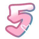 Five_ Discord Emoji from ˚◞♡ ᴇᴛʜᴇʀᴇᴀʟ ᴀᴄᴀᴅᴇᴍʏ .ᐟ 🎃
