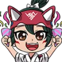 KirikoCHEERS Discord sticker - ˚◞♡ ᴇᴛʜᴇʀᴇᴀʟ ᴀᴄᴀᴅᴇᴍʏ .ᐟ 🎃