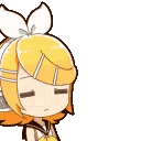 KagamineRinHEART animated GIF emoji | ˚◞♡ ᴇᴛʜᴇʀᴇᴀʟ ᴀᴄᴀᴅᴇᴍʏ .ᐟ 🎃