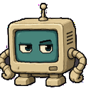 Robot Side Eye Slide Discord emoji
