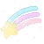 leftRainbowStar animated GIF emoji - ˚◞♡ ᴇᴛʜᴇʀᴇᴀʟ ᴀᴄᴀᴅᴇᴍʏ .ᐟ 🎃