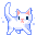 whitekittycat animated Discord emote from Crystal Cafe 🐾