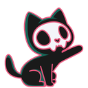 skullcatgimme custom emote | Crystal Cafe 🐾