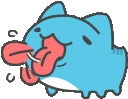 bugcatsticktongu animated GIF emoji | Pheromone oasis