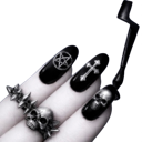 baddienails Discord sticker | † 𝑅𝑜𝑡𝑡𝑒𝑛 𝐶𝑜𝑓𝑓𝑖𝑛 †