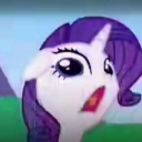A cartoon unicorn with wide eyes and an open mouth expressing extreme shock.