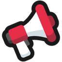 megaphone Discord sticker from 𝐃𝐙 𝐄𝐌𝐏𝐈𝐑𝐄  🇩🇿