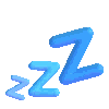 fading_zzz animated GIF emoji - RustUber