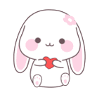 bunny_heartbroken animated GIF emoji - Bunny Emotes