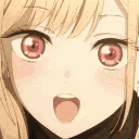 marinkitagawa_smile animated GIF emoji | † 𝑅𝑜𝑡𝑡𝑒𝑛 𝐶𝑜𝑓𝑓𝑖𝑛 †