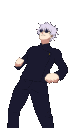 Anime_JJK_Gojo_Dance animated GIF emoji | Mantraz Scan
