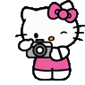 hellokittycamera animated Discord emote - 20pc Nugget