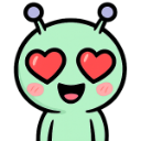 HeartEyes Discord Emoji - 20pc Nugget