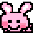 pinkbunnywiggle animated GIF emoji - Moonstruck 🌙