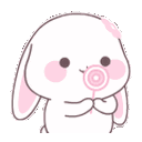 bunny_lollipop animated Discord emote from Ooey Gooey Love ♡