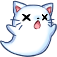 ghostcat Discord sticker from Ooey Gooey Love ♡