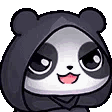 A cartoon panda in a dark hood transitions to glowing red eyes with the text DO DOIT appearing above.