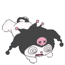 kuromi1 animated emote from ִֶָ𓂃 ٭ 𝙼𝚒𝚔𝚞 ࣪˖ ִֶָ🐇་༘࿐⋆˚࿔