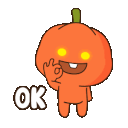 pumpkinmanok animated GIF emoji - Latitude.best
